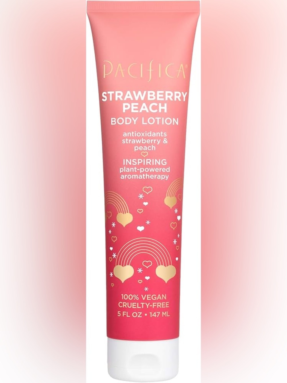 Pacifica Strawberry Peach Body Lotion – Vegan & Cruelty